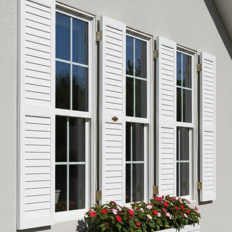 Louvered Shutters Installation